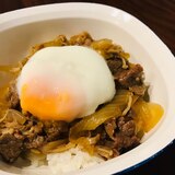 すき焼き風甘め牛丼